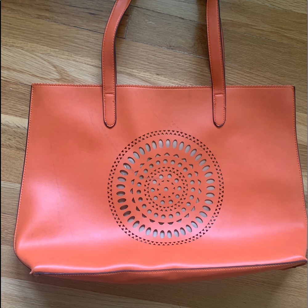 Orange tote